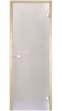 Дверь стеклянная Harvia STG 700х1900 (сатин, осина)