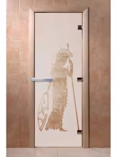 Дверь для бани и сауны Doorwood "Рим сатин"