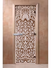 Дверь для бани и сауны Doorwood "Флоренция бронза" 800х2100 мм