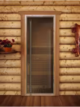 Дверь для бани и сауны Doorwood Престиж Flash Royal Бронза 800х2000 мм
