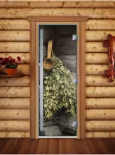 Дверь для бани и сауны Doorwood Престиж Фотопечать А003