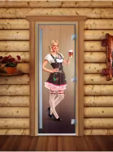 Дверь для бани и сауны Doorwood Престиж Фотопечать А016