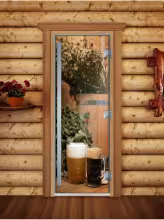 Дверь для бани и сауны Doorwood Престиж Фотопечать А017 700х1900 мм