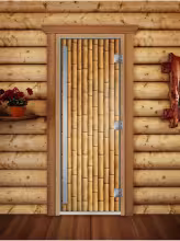 Дверь для бани и сауны Doorwood Престиж Фотопечать А019 800х2000 мм