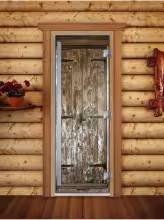 Дверь для бани и сауны Doorwood Престиж Фотопечать А028 800х2000 мм