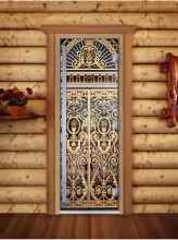 Дверь для бани и сауны Doorwood Престиж Фотопечать А029 700х1900 мм