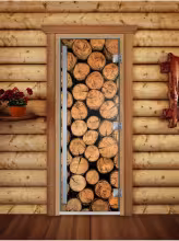 Дверь для бани и сауны Doorwood Престиж Фотопечать А046 700х1900 мм