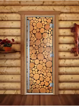 Дверь для бани и сауны Doorwood Престиж Фотопечать А048
