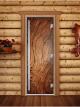 Дверь для бани и сауны Doorwood Престиж Фотопечать А052 800х2000 мм