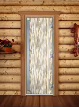Дверь для бани и сауны Doorwood Престиж Фотопечать А055 800х2000 мм
