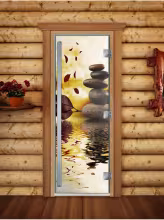 Дверь для бани и сауны Doorwood Престиж Фотопечать А056