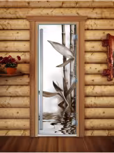 Дверь для бани и сауны Doorwood Престиж Фотопечать А057