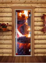 Дверь для бани и сауны Doorwood Престиж Фотопечать А060