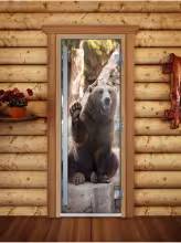 Дверь для бани и сауны Doorwood Престиж Фотопечать А061 700х1900 мм
