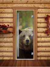 Дверь для бани и сауны Doorwood Престиж Фотопечать А065