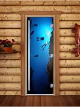Дверь для бани и сауны Doorwood Престиж Фотопечать А069 700х1900 мм