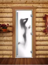 Дверь для бани и сауны Doorwood Престиж Фотопечать А070 700х1900 мм