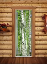 Дверь для бани и сауны Doorwood Престиж Фотопечать А084 700х1900 мм