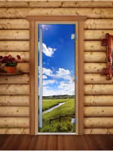 Дверь для бани и сауны Doorwood Престиж Фотопечать А092 800х2000 мм
