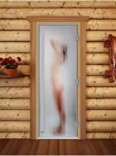 Дверь для бани и сауны Doorwood Престиж Фотопечать А097 800х2000 мм