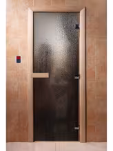 Дверь для бани и сауны Doorwood с фотопечатью A010