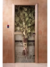 Дверь для бани и сауны Doorwood с фотопечатью A011 800х2000 мм