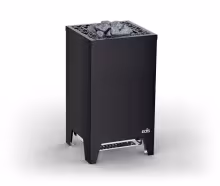 Электрическая печь EOS Cubo 2 7,5кВт Black (тип верхней решетки Round Holes Black)