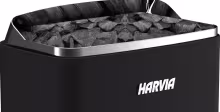 Электрическая печь Harvia SteelTop Black