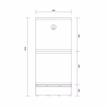 Электрическая печь IKI Pillar