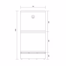 Электрическая печь IKI Pillar