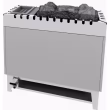 Печь для сауны LANG VAPOTHERM серия VG90 27 кВт (9+18 кВт) + 3 кВт (нержавеющая сталь)