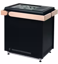Электрическая печь Sentio by harvia Concept R combi, чёрная, 9.0 кВт