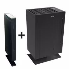 Электрическая печь EOS Mythos Black Vapor S 45 15 (2+3 квт левый+правый)