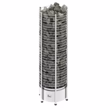Электрическая печь Sawo Tower вертикальная, круглая, 10,5 кВт, TH9-105NS-P, выносной пульт (пульт и блок мощности покупается отдельно)