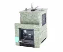 Газо-дровяная печь EASYSTEAM Анапа М2 сталь AISI 321 комплектация с ГГУ-40 жадеит