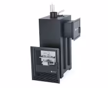 Газо-дровяная печь ИзиСтим Сочи М2 (базовая модель) комплектация с САБК-40