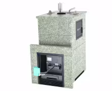 Газо-дровяная печь EASYSTEAM Геленджик М2 (в полноценном кожухе) сталь AISI 321 комплектация с ГГУ-40 жадеит