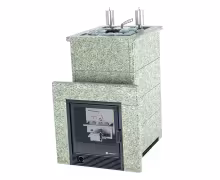Газовая ИзиСтим Сочи К сталь AISI 430 комплектация с САБК-40 жадеит
