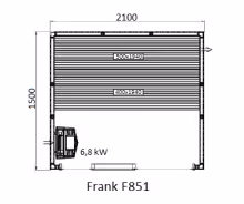 Готовая финская сауна Frank F851