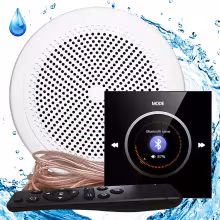 Комплект влагостойкой акустики для бани, сауны и хамама Steam&Water SW NOISE Black 1