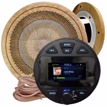 Комплект влагостойкой акустики для бани, сауны и хамама Steam&Water AQUA Music DB003 Sauna R2