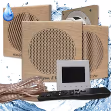 Комплект влагостойкой акустики Steam&Water Sauna Standart SW 4 White (квадратная решетка)