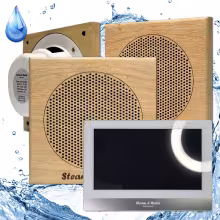 Комплект домашней акустической системы с караоке-усилителем Steam&Water SOUND SAUNA S3