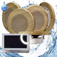 Комплект домашней акустической системы с караоке-усилителем Steam&Water SOUND SAUNA R5