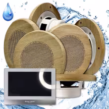 Комплект домашней акустической системы с караоке-усилителем Steam&Water SOUND SAUNA R6
