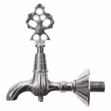 Кран латунный Steam&Water для хамама, Хром (148)