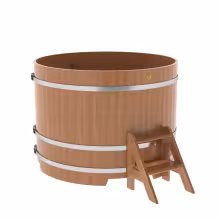 Купель круглая BentWood дуб натуральный 1500х1100 мм