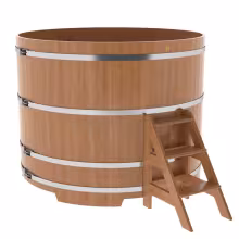 Купель круглая BentWood дуб натуральный 1800х1400 мм