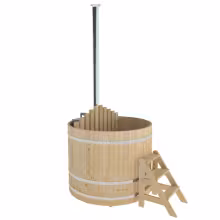Фурако BentWood из кедра стандарт с внутренней печкой 1500х1200 мм