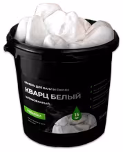 Камни для сауны SAUNARU Кварц шлифованный PREMIUM, фракция до 100 мм, ведро 15 кг, артикул SSB15-QP